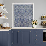 Hathaway Indigo Made To Measure Roman Blind