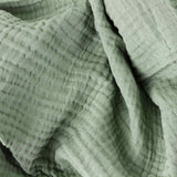 Lark Muslin Cotton Throw Eucalyptus