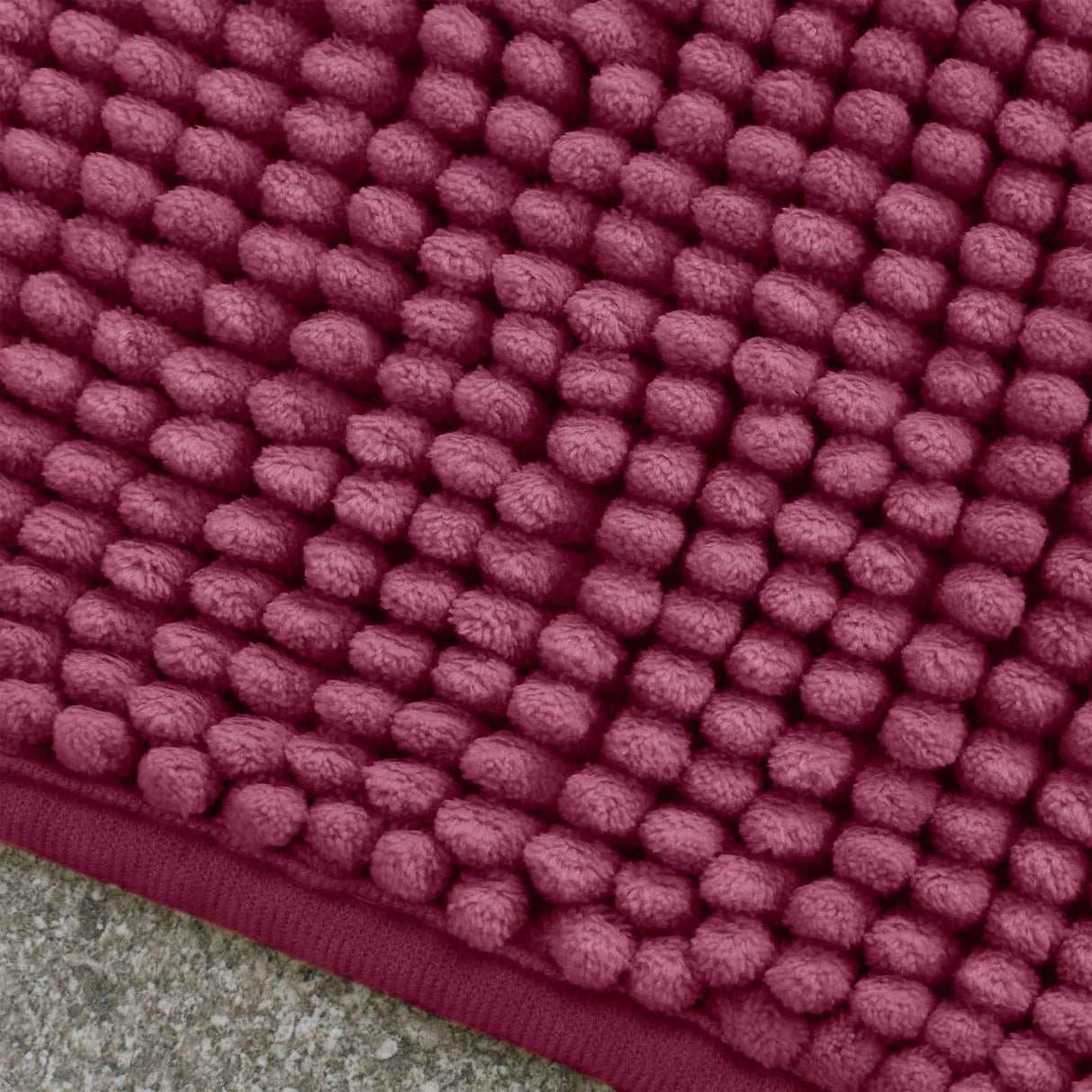 Bobble Bath Mat Raspberry