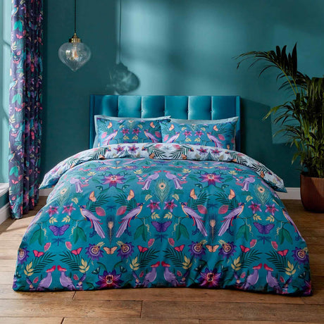 Mya Tropical Birds Duvet Cover Set