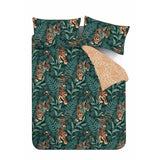 Tropic Tiger Leaf Duvet Cover Set