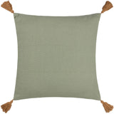 Aquene Tufted Tasselled Cushion Cover 20" x 20" (50cm x 50cm)