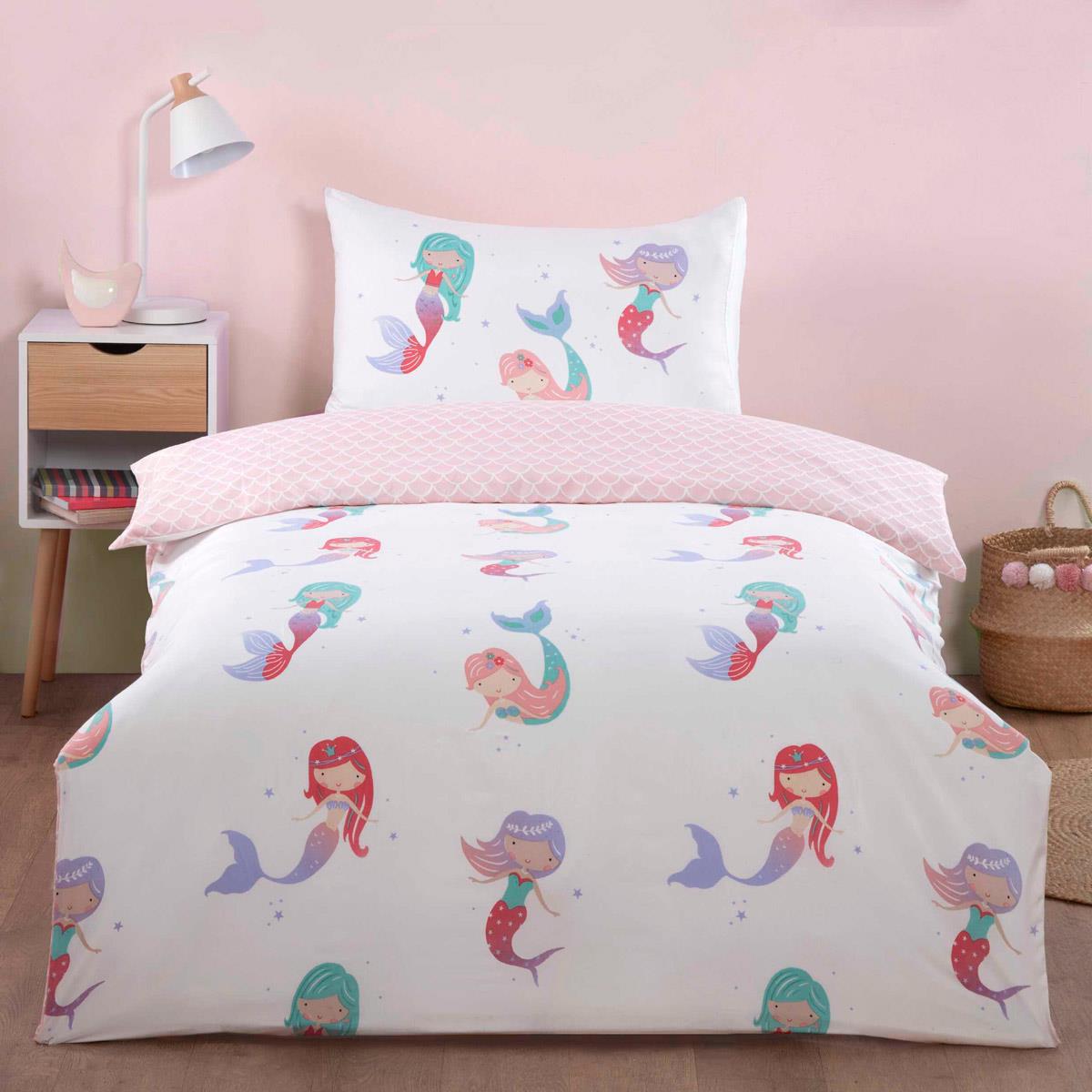 So Soft Little Mermaids Duvet Cover Set