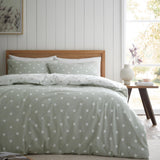 Brushed Polka Dot Duvet Cover Set