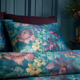 Bridgerton Romantic Floral Velvet Duvet Cover Set