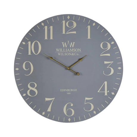 Classical Wall Clock - Grey and White 60cm