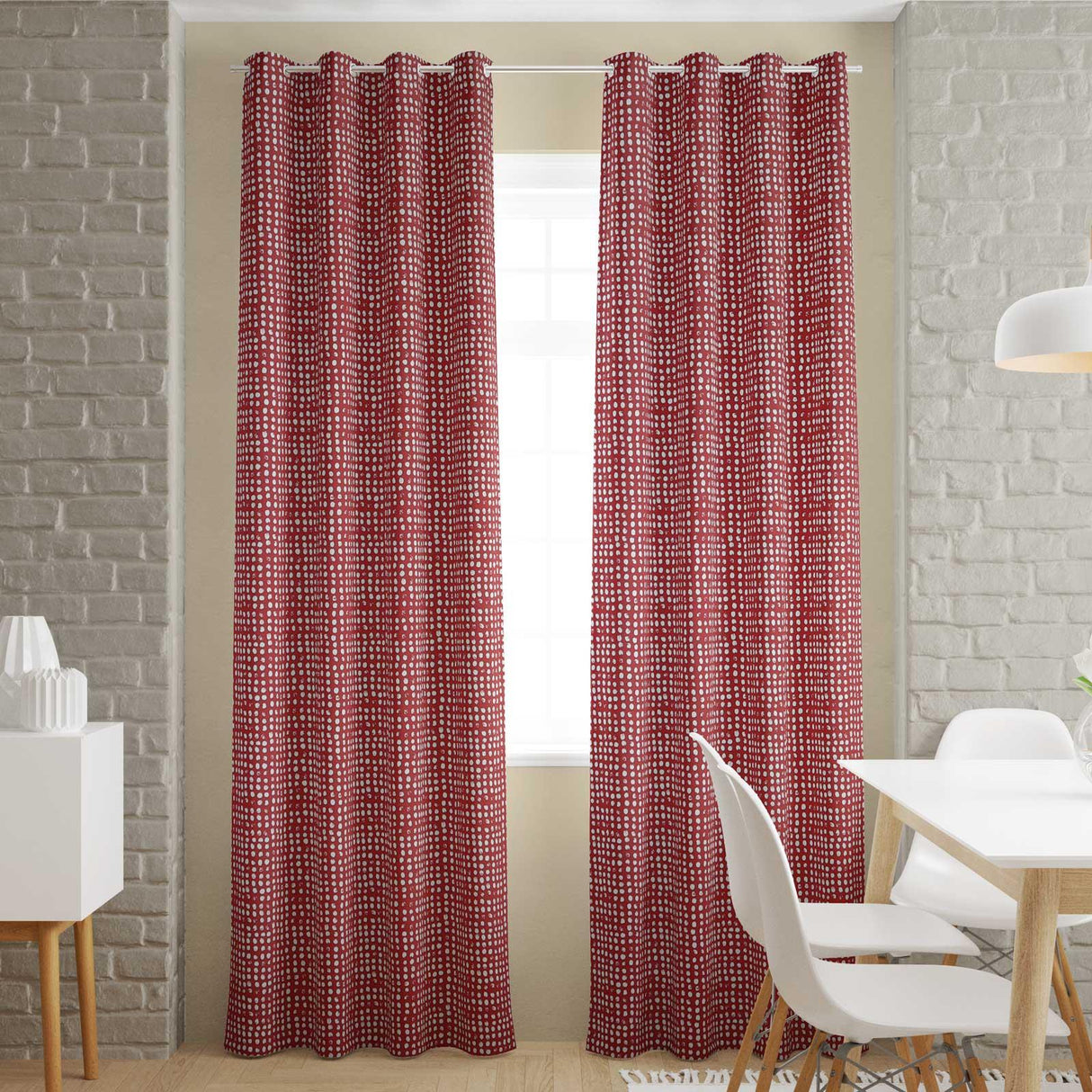 Dot Dot Scarlet Made To Measure Curtains