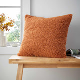 So Soft Velvet Bouclé Cushion Caramel