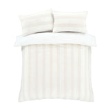 Cosy Soft Stripe Fur Duvet Cover Set