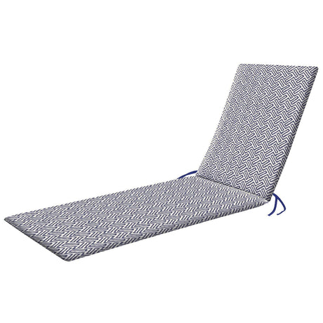 Blue Outdoor Lounger Pad