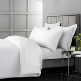 400TC Cotton Sateen Flat Sheet White