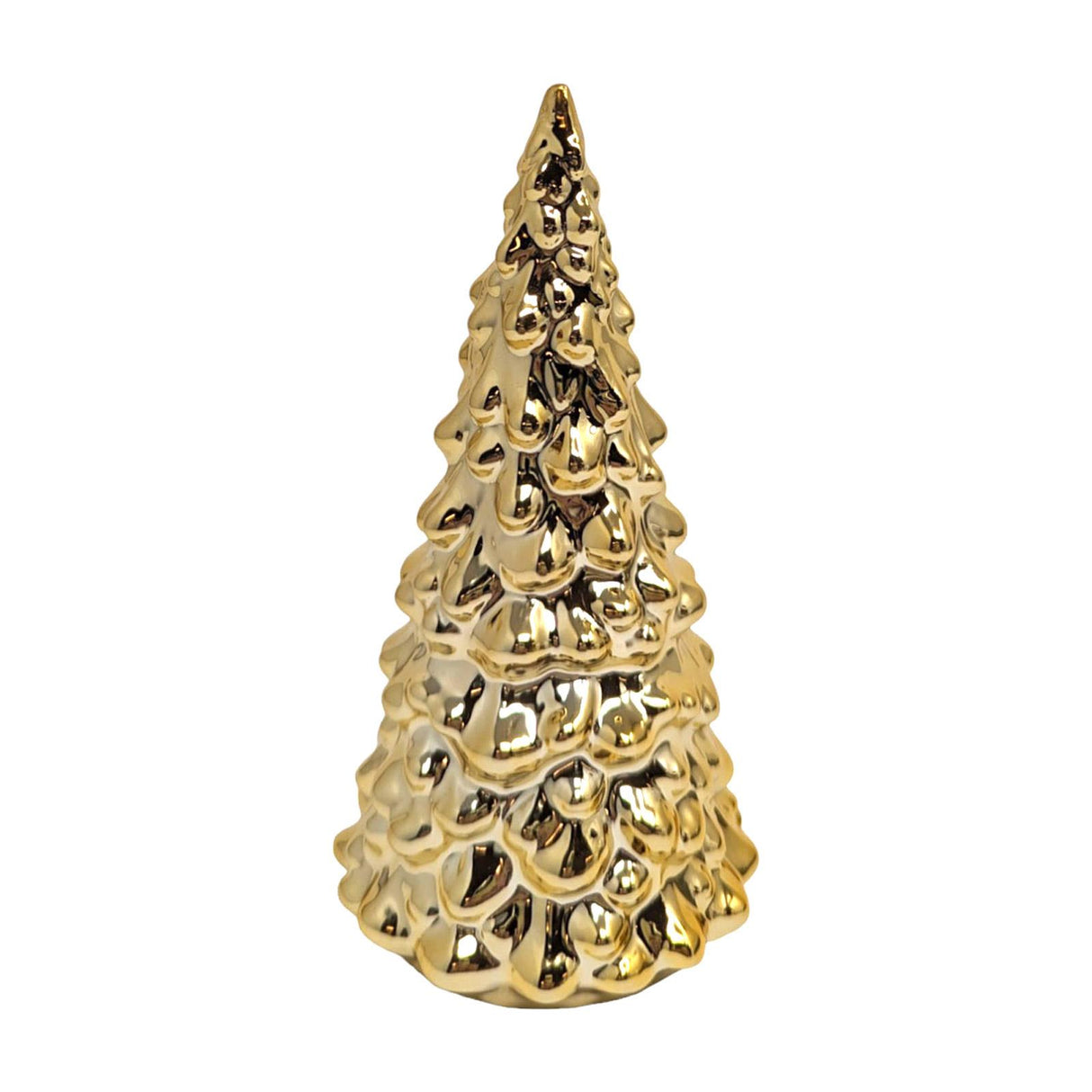 Gold Porcelain Christmas Tree