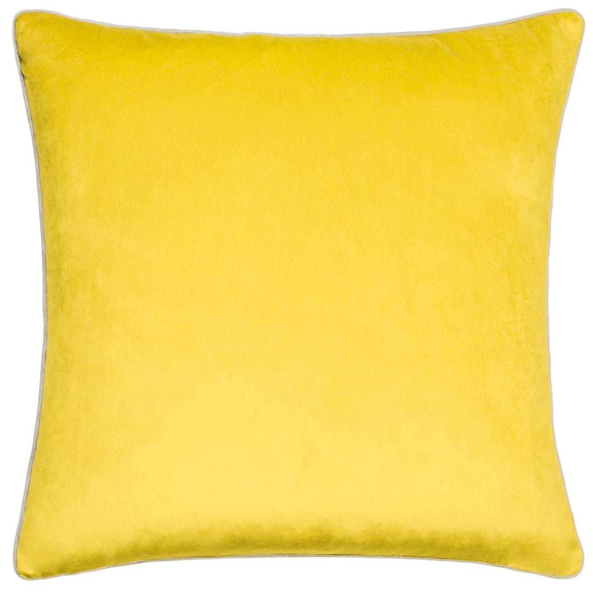 Meridian Velvet Piped Cushion Cover 22" x 22" (55cm x 55cm)