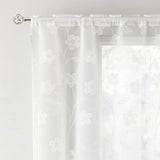 Sienna Voile Curtain Panel White