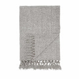 Wilson Plain Chenille Throw Grey