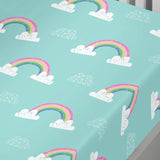 Rainbow Unicorn Kids Fitted Sheet