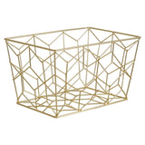 Vertex Matte Gold Storage Basket