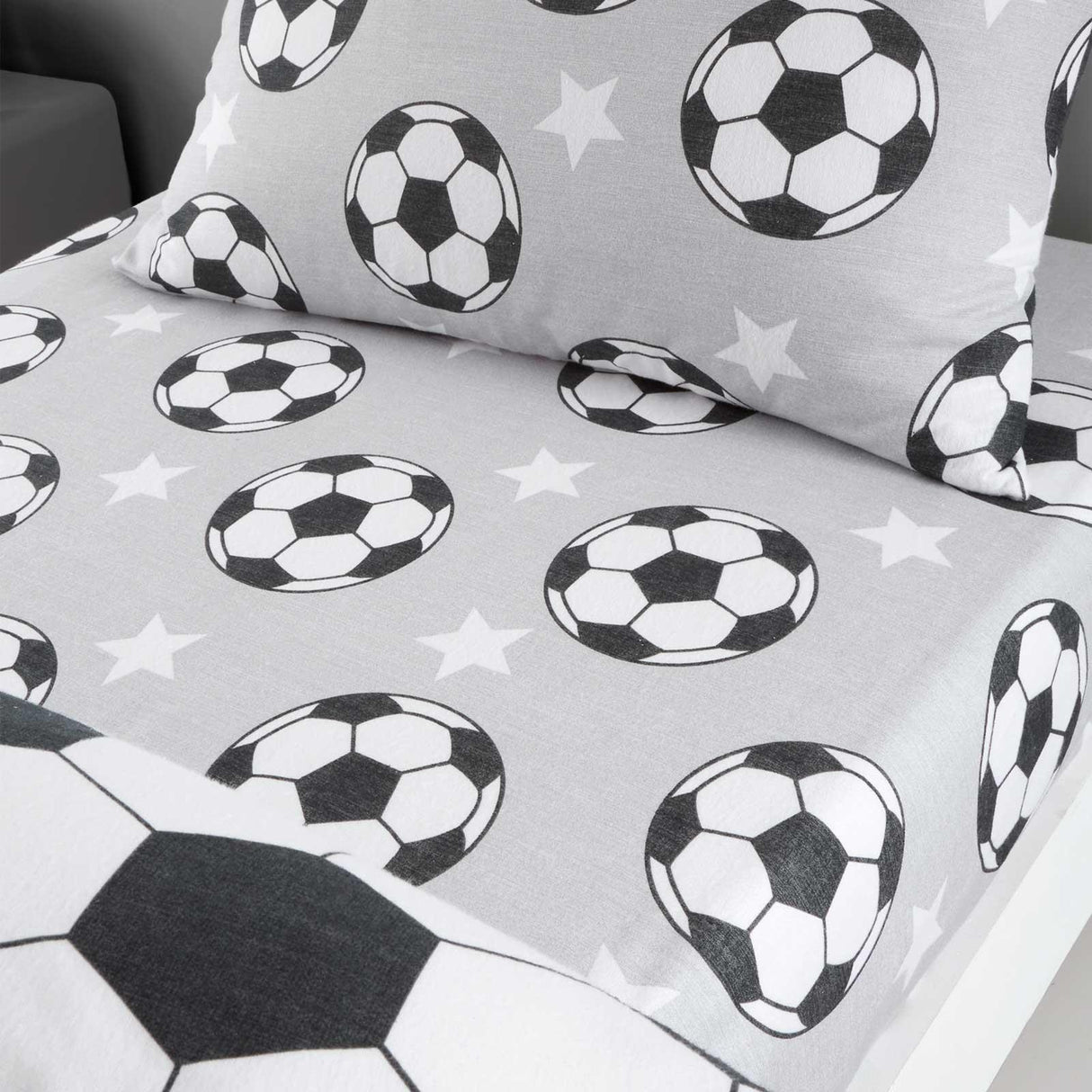 Brushed Football Stars Fitted Sheet