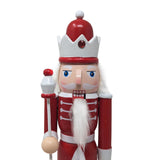 Candy Cane Nutcracker with Sceptre