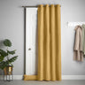 Velvet Chenille Eyelet Door Curtain Ochre