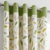 Beechwood Eyelet Curtains Green