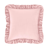 So Soft Velvet Touch Double Frill Cushion Blush