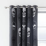 Skulls Eyelet Curtains