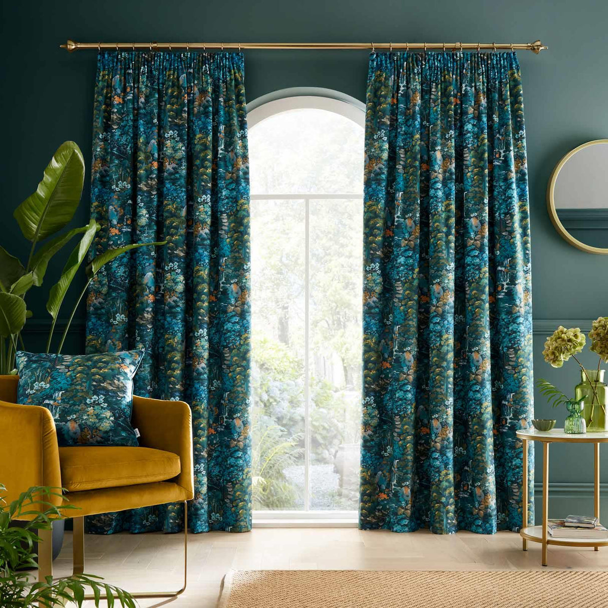 RHS Garden Walk Tape Top Curtains