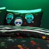 Dancing Skeletons Halloween Duvet Cover Set