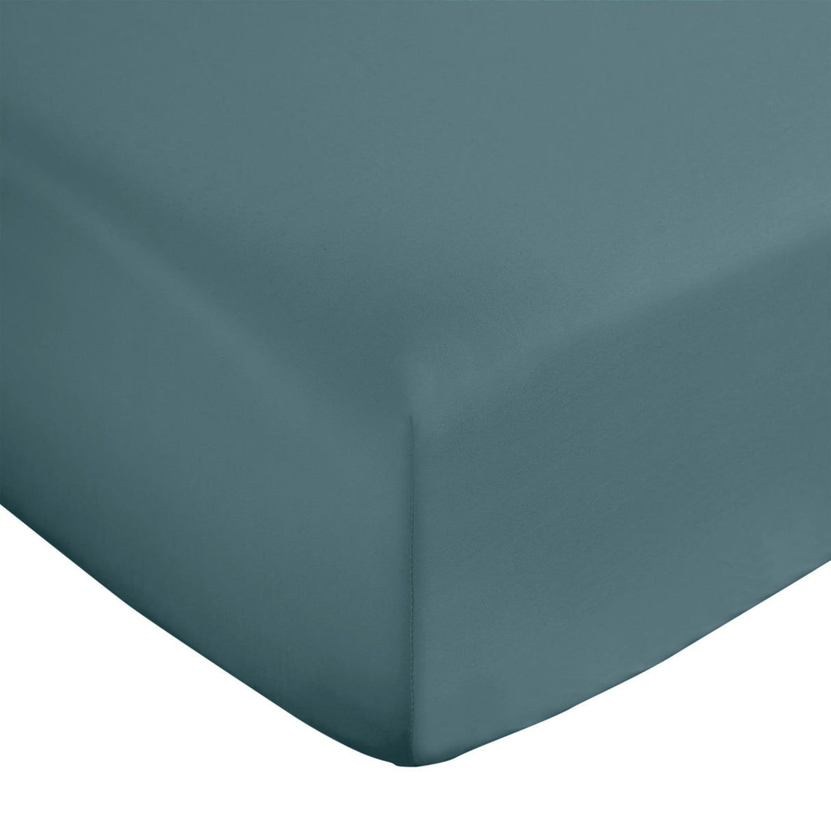 400TC Cotton Sateen Fitted Sheet Teal