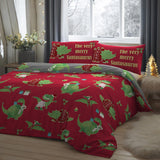 Santasaurus Duvet Cover Set