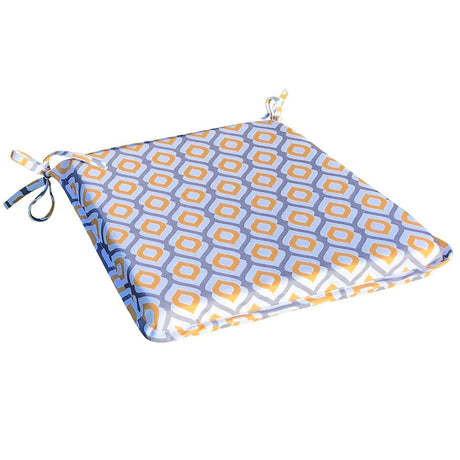 Yellow Square Outdoor Seat Pad