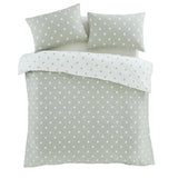 Brushed Polka Dot Duvet Cover Set