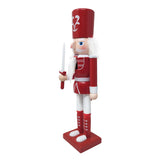 Candy Cane Nutcracker with Sword