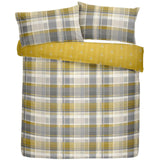 Connolly Check Flannelette Brushed Cotton Duvet Cover