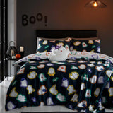 Halloween Ghosts Fleece Throw