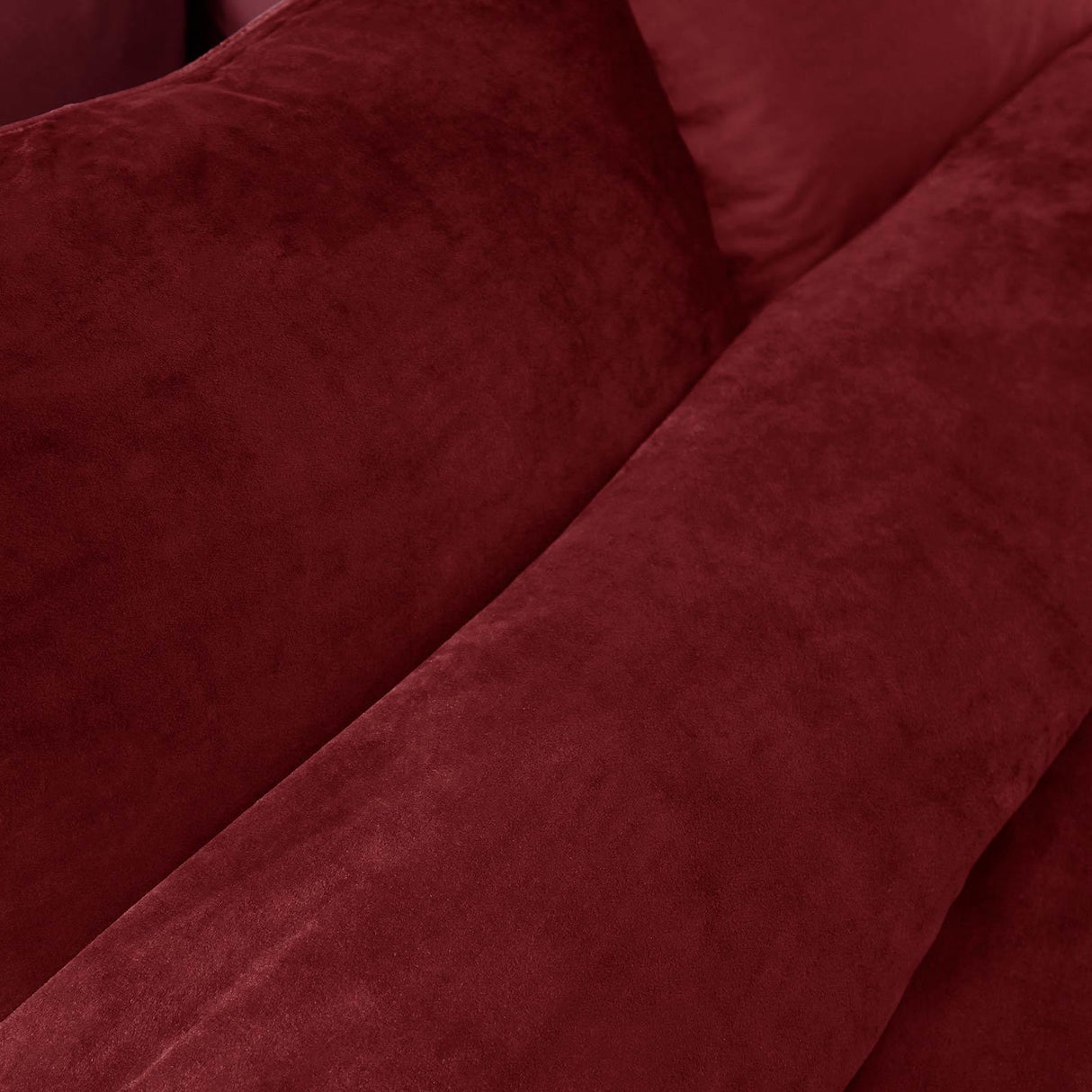 Kingsley Matt Velvet Duvet Cover Set Raspberry