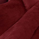 Kingsley Matt Velvet Duvet Cover Set Raspberry