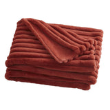 Morritz Faux Fur Throw Terracotta