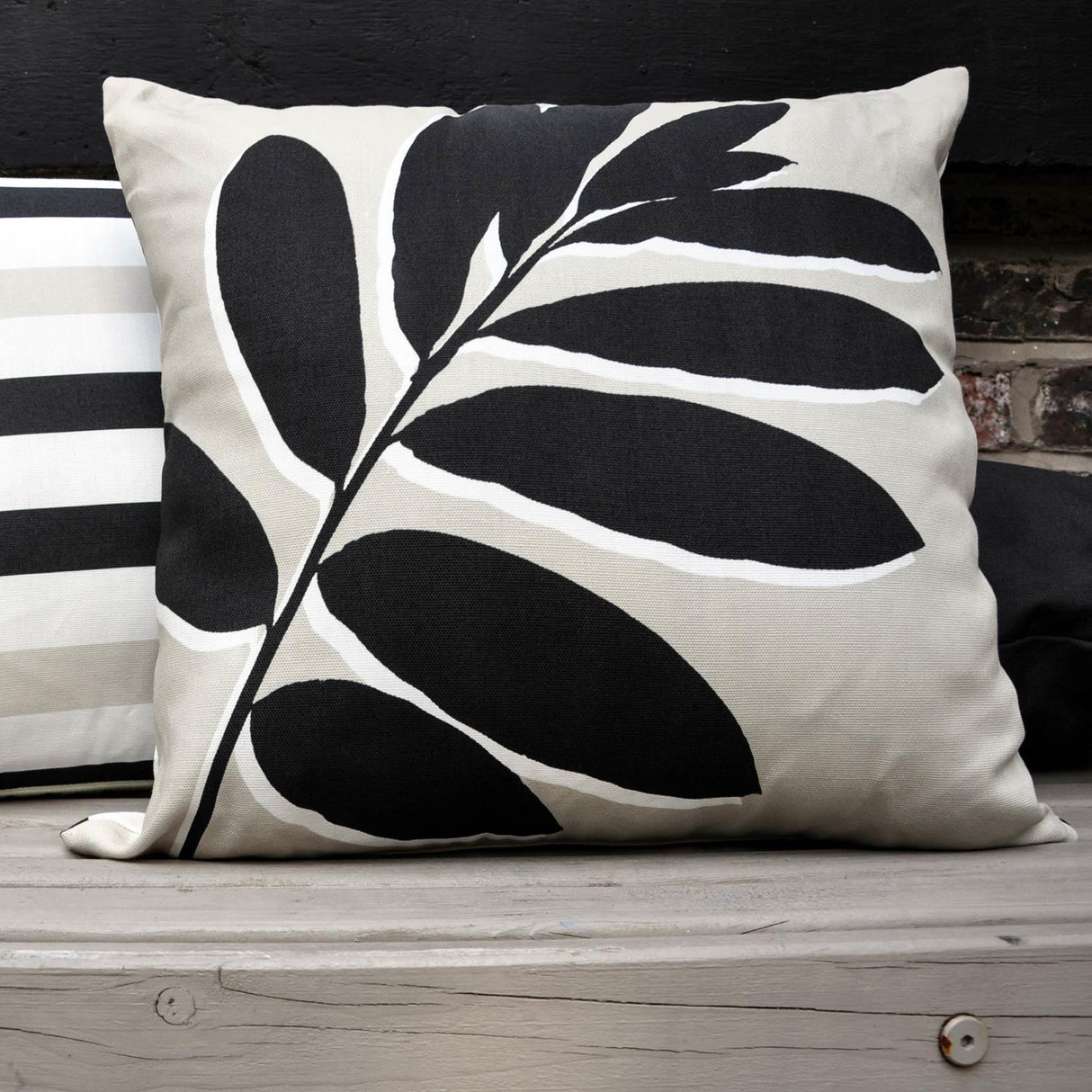 Leaf Natural Outdoor Cushion Cover