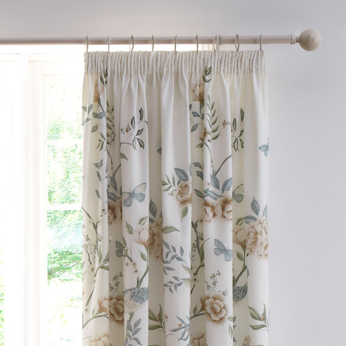 Amelle Tape Top Curtains Green