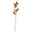 Artificial Poppy Stem Orange