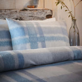 Verbier Brushed Cotton Duvet Cover Set Blue