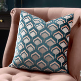 Ledbury Velvet Jacquard Cushion Cover 18" x 18" (45cm x 45cm)