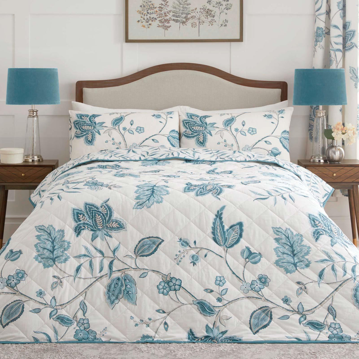 Samira Bedspread Teal