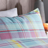 Applecross Check Flannelette Brushed Cotton Duvet Cover Set