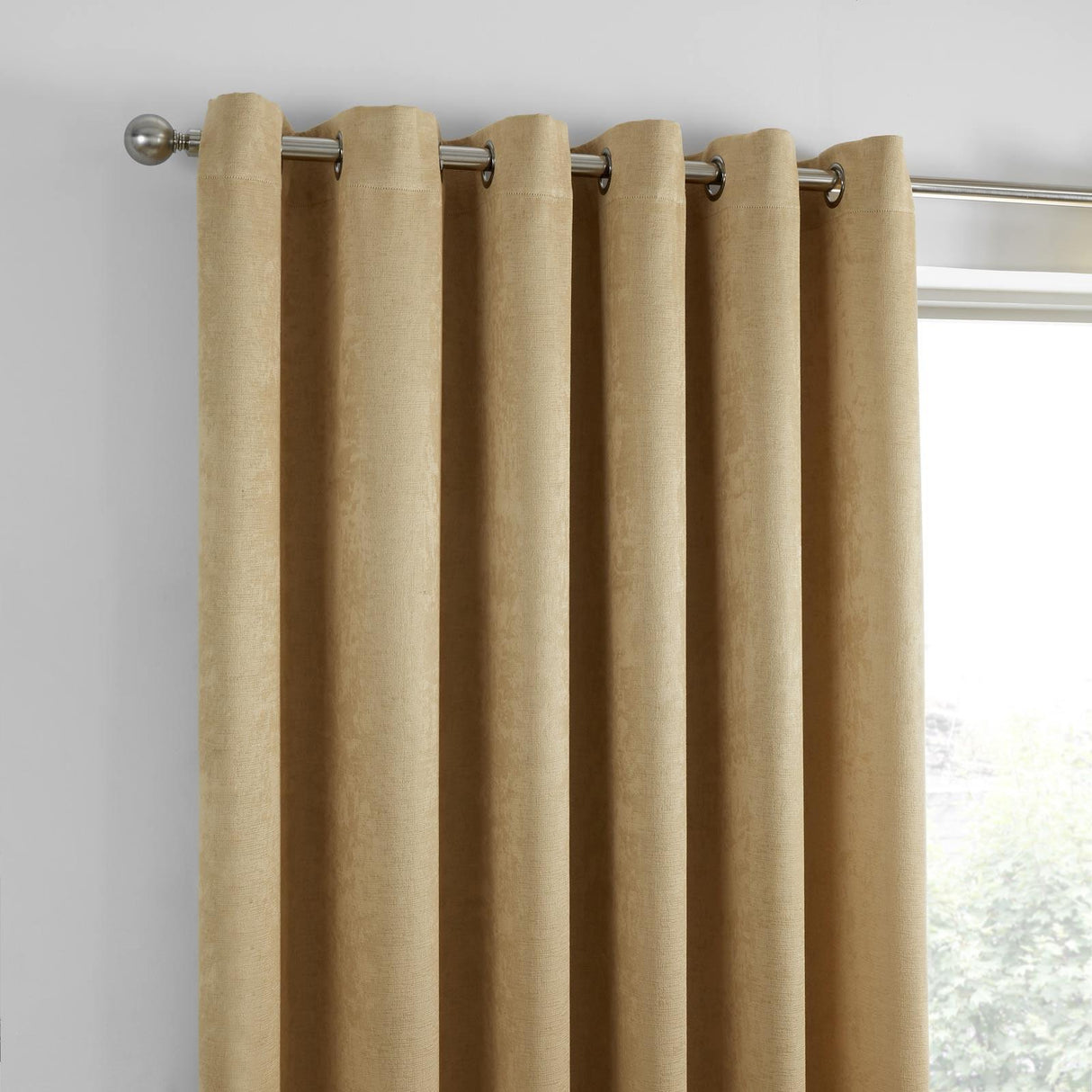 Strata Dim Out Woven Thermal Eyelet Curtains