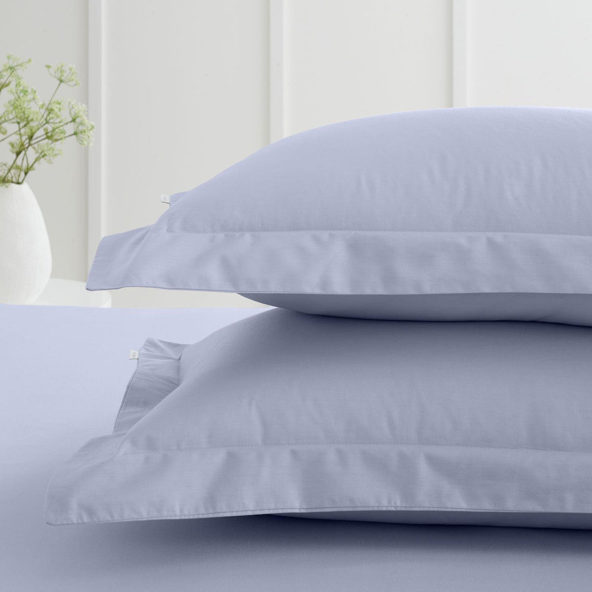 200TC Cotton Percale Oxford Pillowcases Lavender