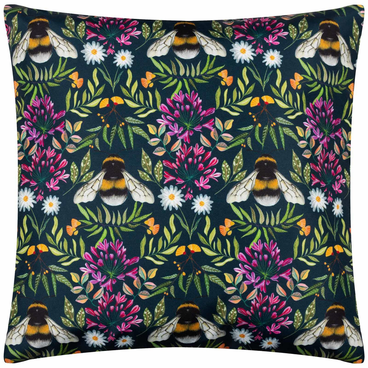 House of Bloom Zinnia Bee Outdoor Cushion Cover