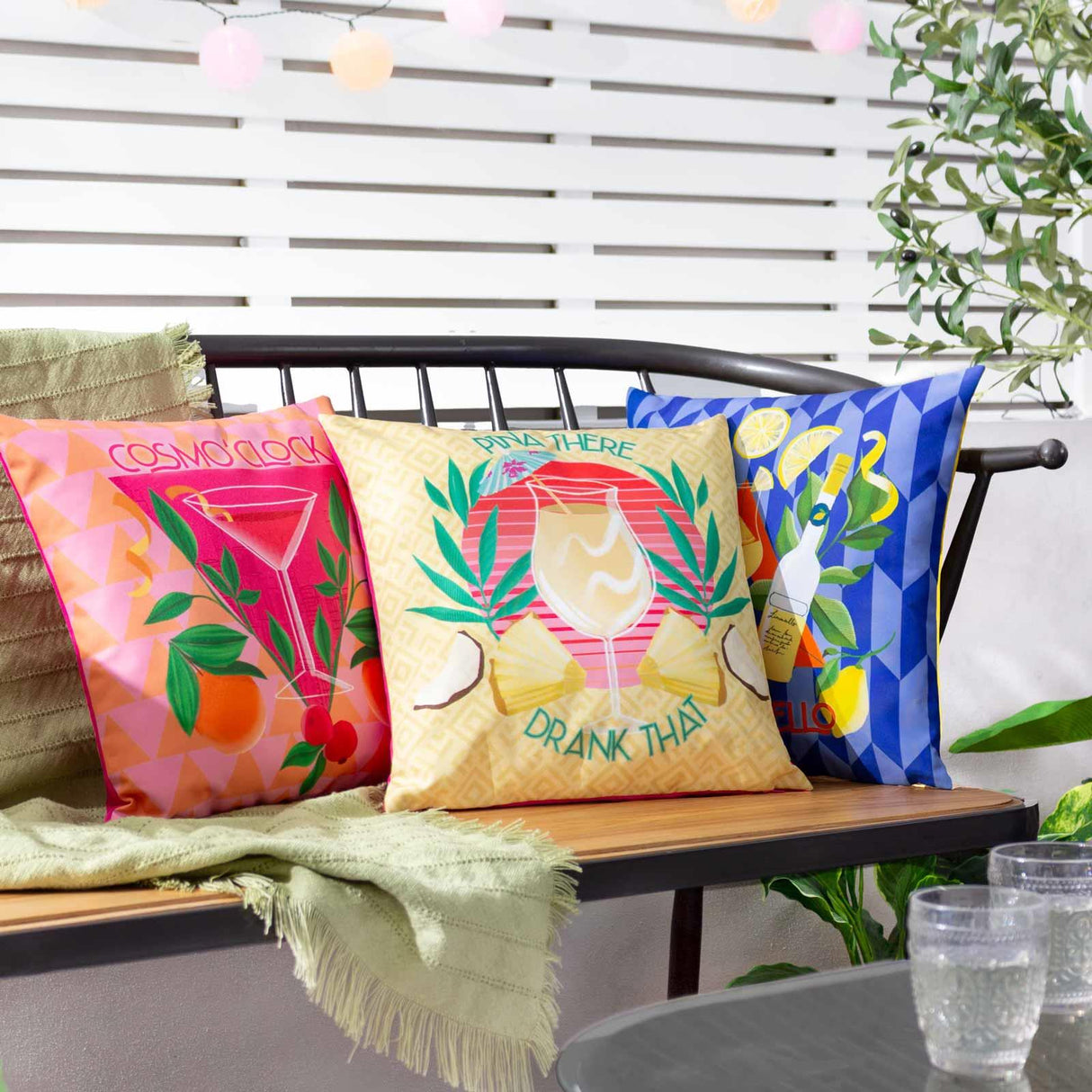 Limoncello Outdoor Cushion Cover